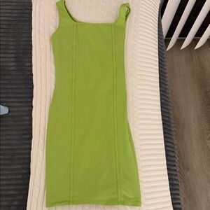 Wild Fable Lime Green Mini Dress